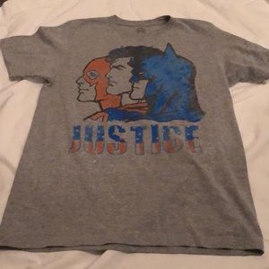 Vintage D.C. Comics Justice League Graphic Tee Gray S